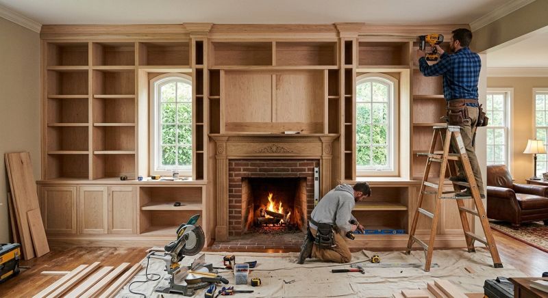 Bookcase Installation in Raleigh, NC