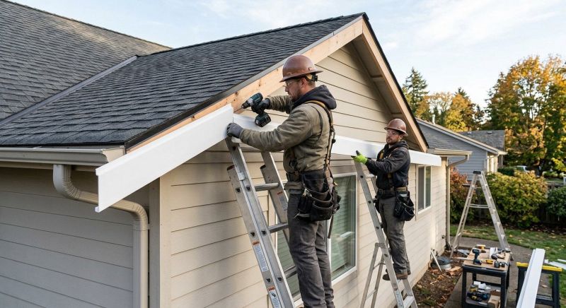 Garage Fascia Replacement in Alpharetta, GA