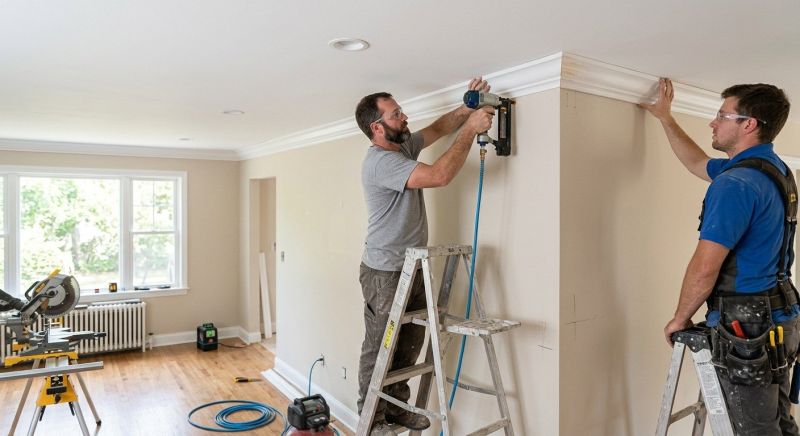 Kitchen Molding Installation in Wilmington, NC