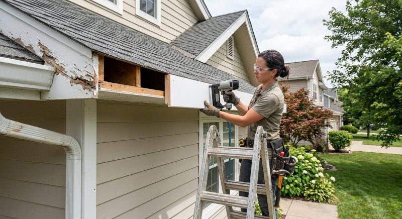 Metal Fascia Repair in Overland Park, KS